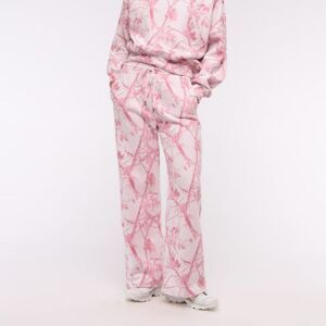 Abercrombie & Fitch Pink Camo Wide Leg Sweatpants Size Small